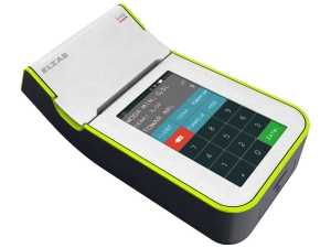 kasa fiskalna ELZAB K10 ONLINE z modułem WIFI biało-zielona